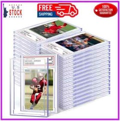 100 PCS Empty Graded Card Holder PSA Style Slab for Trading Sports Cards 35 pt