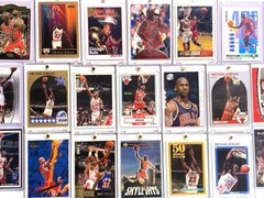 Micheal Jordan NBA Mystery Card Pack 21 Cards Guaranteed MJ Card Rookies & Stars