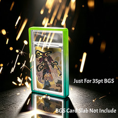 For BGS Slab 35pt Bumper Guard Gradient TPU Bumper PC Protector Graded Card Case