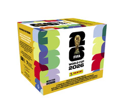 2026 Panini FIFA World Cup 2026 Stickers Hardcover Album and 50 packet BOX
