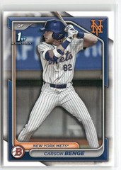 2024 Bowman Draft Carson Benge 1st Paper Base #BD-28