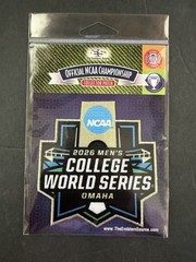 2026 NCAA MEN’S COLLEGE WORLD SERIES OFFICIAL BASEBALL + JERSEY PATCH COMBO