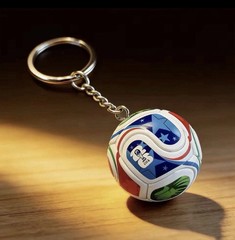 FIFA 2026 World Cup Mini Soccer Ball Keychain — FIFA Trionda — 1.5” Firm