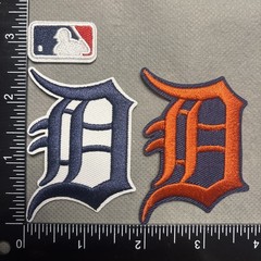 DETROIT TIGERS LOT SET OF 3 IRON ON PATCHES