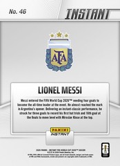 2026 Panini Instant FIFA World Cup #46 Lionel Messi Argentina PRESALE