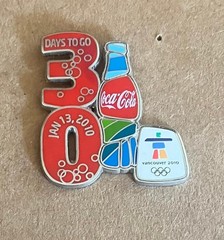 COCA COLA 30 DAYS TO GO VANCOUVER 2010 OLYMPIC PIN — 2026 MILAN-CORTINA TRADER