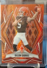 2025 Panini Phoenix — Rookies Dillon Gabriel #175 Orange/99 Hyper /99 (RC)