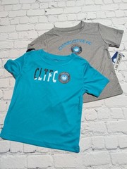 NEW Kids Toddler 4T MLS Soccer Charlotte FC Football Club Performance Tee 2 Set