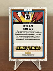 2026 Donruss Dylan Crews Jersey Kings PURPLE PATCH /49 JK-DC Multi Color Relic