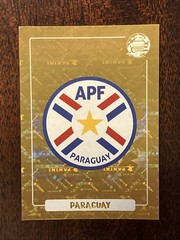 Panini Copa América USA 2024 Paraguay Badge PAR1 Foil Sticker