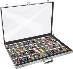 Portable Tabletop Display Case — Lockable Glass Showcase