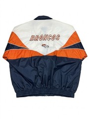 Vintage 90’s, Pro Player, NFL Denver Broncos, Football Windbreaker, Large, L