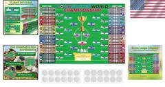 2026 Soccer World Championship Wall Art 40″ x 28″ — Fade-Proof Tournament Poster