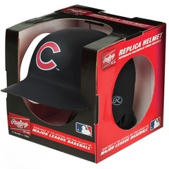 Chicago Cubs Matte Black MLB Rawlings Replica MLB Baseball Mini Helmet