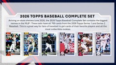 2026 Topps Baseball Factory Complete Set Box