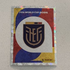 Panini FIFA World Cup 2026 Sticker ECU 1 Ecuador Team Crest Club Badge/Logo