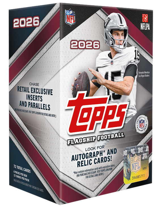 2026 TOPPS FLAGSHIP FOOTBALL VALUE BLASTER BOX (72 Cards) NFL New Presale QTY