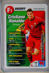 Cristiano Ronaldo — 2014 TV direkt Fußball card — ultra rare German item
