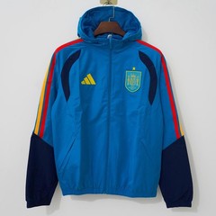 adidas Spain 2026 Blue Windbreaker Jacket | Size L