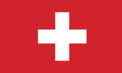 Lot of 10 Switzerland Flag Face Stickers 1019 — 1.5″ x 2.5″