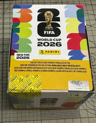 Panini FIFA World Cup 2026 Official Sticker 50-Pack Box Gold Limited 2026 NEW