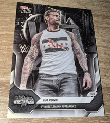 2026 Topps Now WWE WrestleMania 42 Las Vegas CM PUNK #4 *IN HAND**
