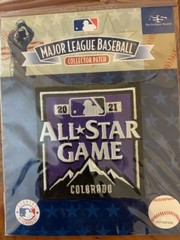 BASEBALL ALL STAR GAME PATCH 2021 COLORADO ROCKIES JERSEY NATIONAL VS. AMERICAN