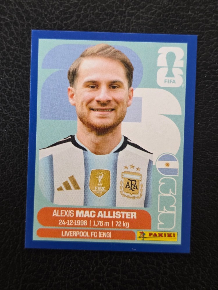 FIFA World Cup 2026 Panini Stickers BLUE BORDER- YOU PICK