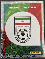 2026 Panini FIFA World Cup Iran Logo FOIL #IRN1 Sticker!