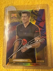 2024-25 Panini Club FC Barcelona Robert Lewandowski Kromix Gold