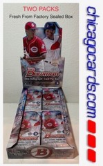 2x 2018 Bowman Baseball HOBBY Pack Look4 Shohei Ohtani Acuna Gold Juan Soto AUTO