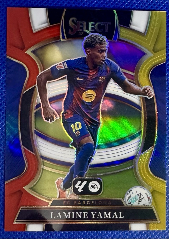 2025-26 Panini Select La Liga — Terrace Lamine Yamal #1 Multi-Color Prizm
