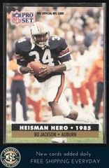Bo Jackson 1991 Pro Set #42 Auburn Tigers 2-Sport Legend NM-MT OR BETTER