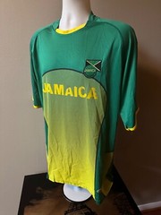 ORRO Dri Fit Jamaica «No Problem Sport Soccer Jersey (2XL)