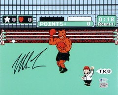Mike Tyson Autographed Signed 11×14 Photo Punch-Out Beckett BAS