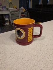 NFL Washington Redskins 10oz 3D Sculpted Logo Ceramic Coffee Mug Vintage Retired