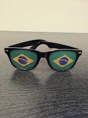 Brazil FIFA World Cup 2026 Country Flag Fan Gear Sunglasses Soccer Futbol