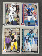 2025 Topps Chrome Football BASE 251-400 with Rookies You Pick — 2 Card Minimum