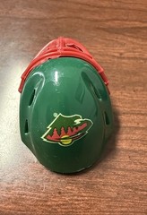 Minnesota Wild Goalie Mask Helmet Micro NHL Mini Size 4cm x 6cm 1.6″ x 2.4″