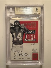 2016 Panini Encased Rookie Cap Patch Auto NFL Shield 1/1 Demarcus Robinson