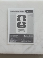 FIFA WORLD CUP 2026 OFFICIAL PANINI STICKER — ECUADOR — ECU 1