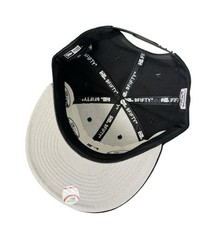 Los Angeles Dodgers 9Fifty New Era SnapBack Hat Black / Black & White Adjustable