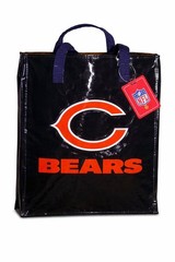 Chicago Bears Reusable Tote Bags – 4 Pack, NFL Team Logo Shopping & Gift Bags