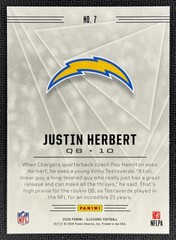 2020 Panini Illusions — Justin Herbert #7 Retail (RC)