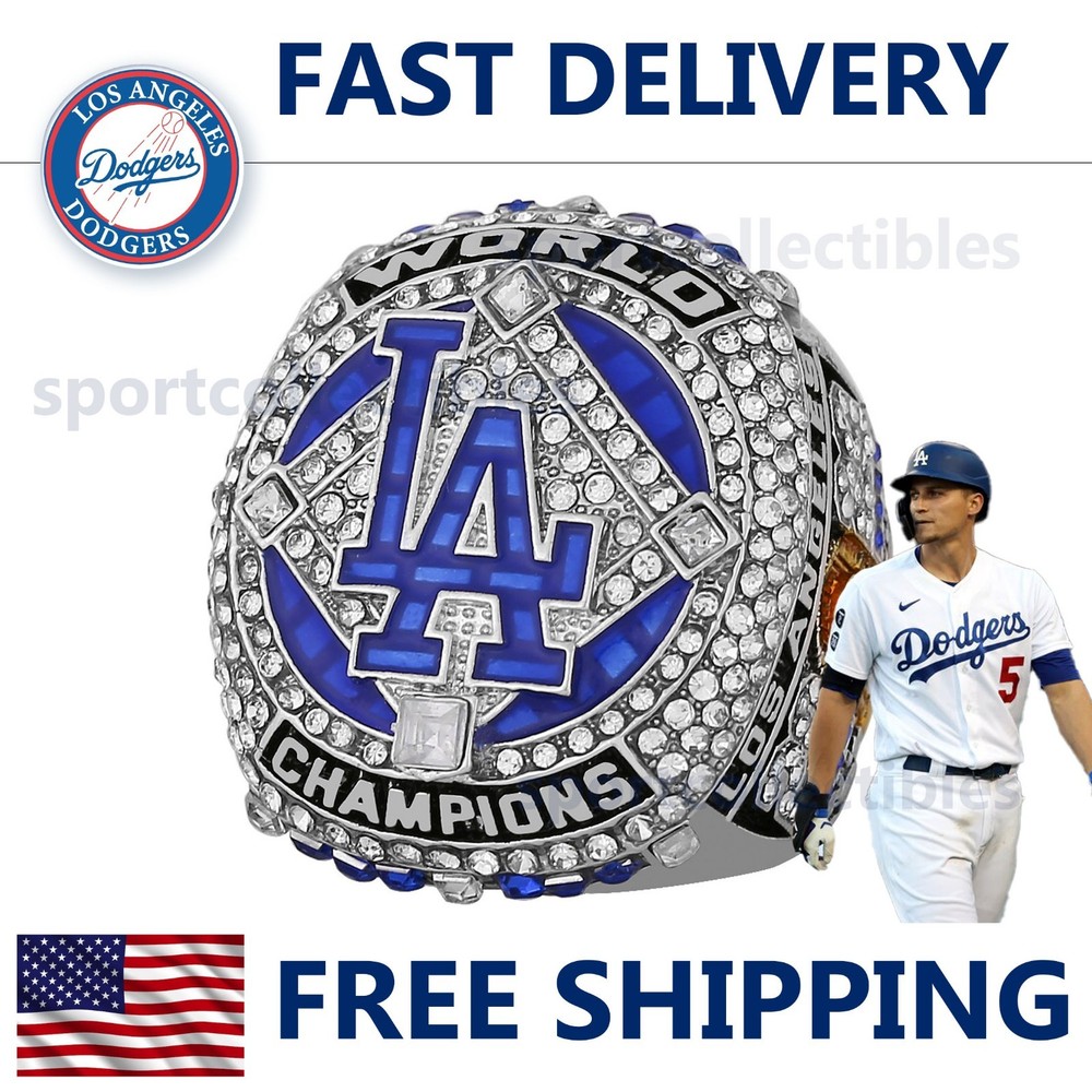 2020 LA Dodgers World Series Ring — SEAGER #5 — Fan Gift — MLB Replica Ring