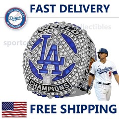 2020 LA Dodgers World Series Ring — SEAGER #5 — Fan Gift — MLB Replica Ring