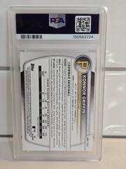 2025 Bowman Draft Konnor Griffin #BD-102 Paper PSA 10 GEM MT Pirates Prospect