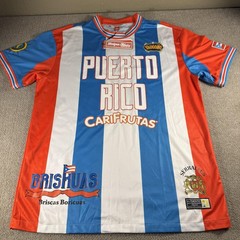 Puerto Rico Jersey Shirt Mens XL Multi-Color Soccer Headgear Classics Striped 19