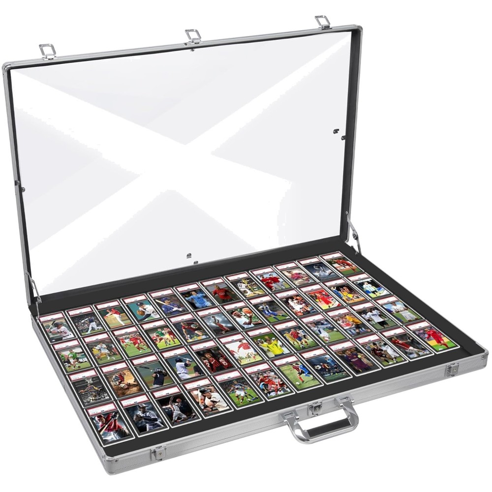 Portable Tabletop Display Case — Lockable Glass Showcase