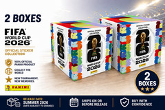Panini FIFA World Cup 2026 Sticker Box 2 x Boxes Officia — SAME DAY SHIPPING!!!